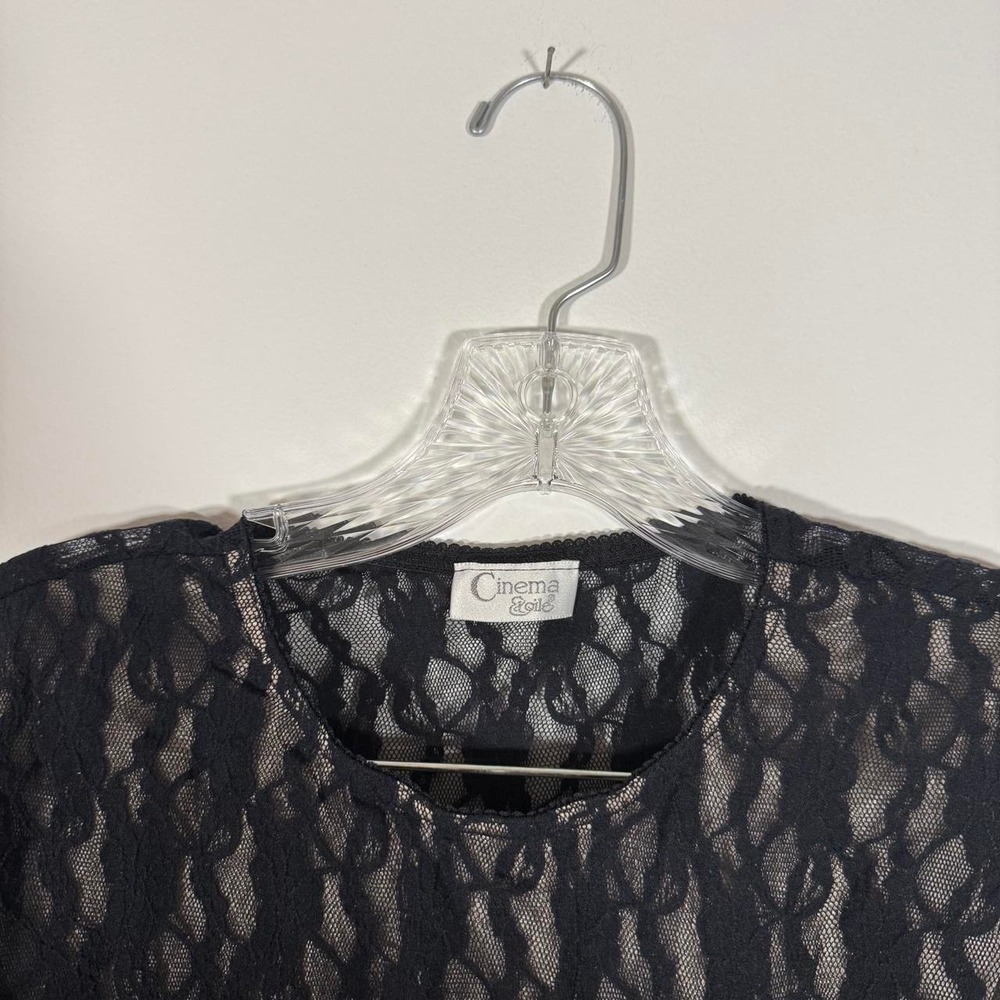 Y2K black lace top - Picture 3 of 7